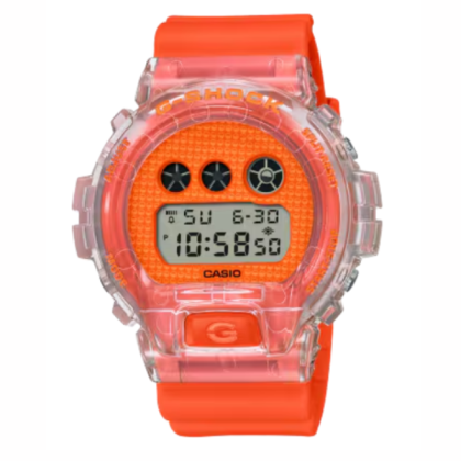 Casio G-Shock Lucky Drop Series DW-6900GL-4 Orange Resin Band Men Sports Watch